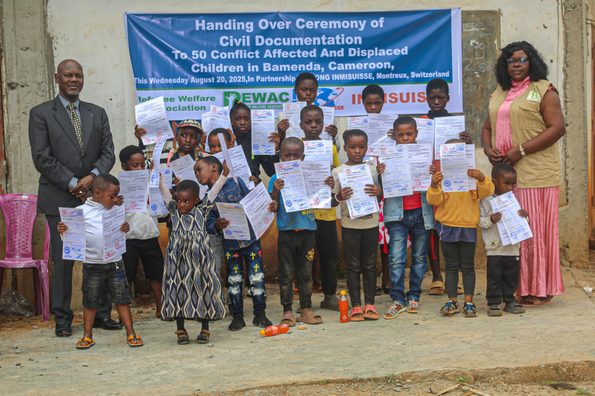 REWAC documente 50 enfants affectés par le conflit à Bamenda