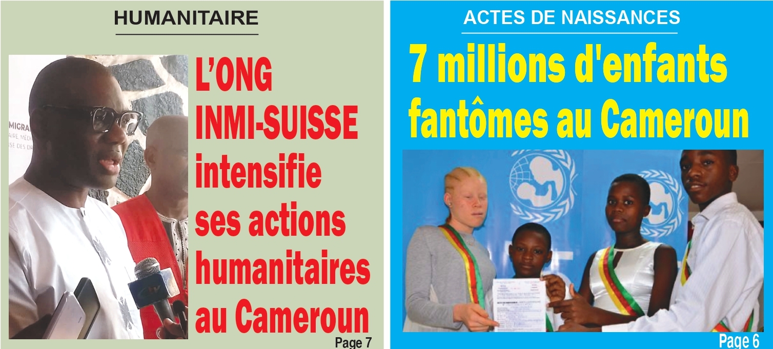 INMISUISSE intensifie ses actions humanitaires au Cameroun